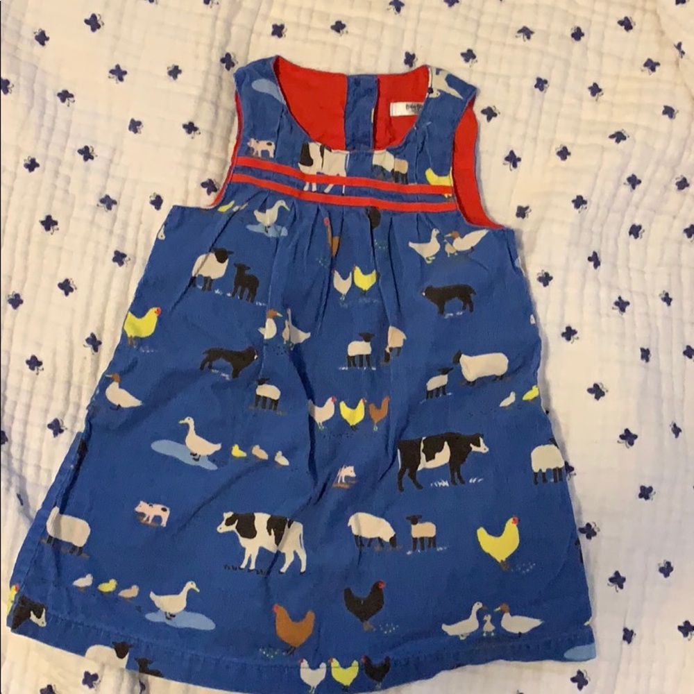 Baby Boden corduroy farm animal jumper